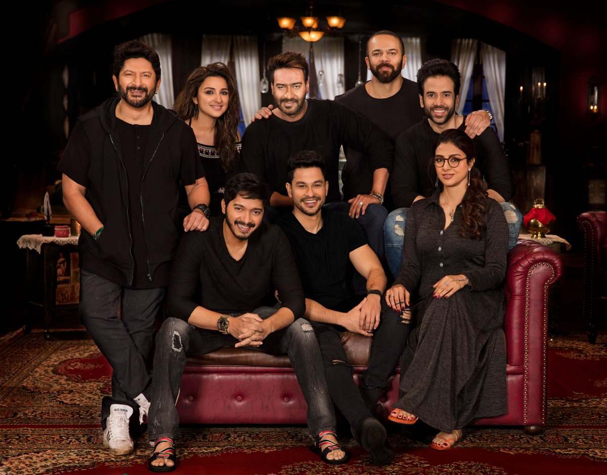 ajaydevgn's tweet photo. Birthdays should be mad fun and glorious...a lot like our Golmaal family. Happy Birthday Rohit! https://t.co/ZmXH5mR3Cx