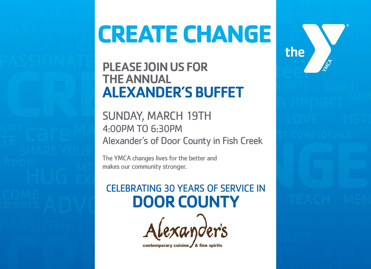 Door County Ymca On Twitter Join Us At Alexander S In Fish