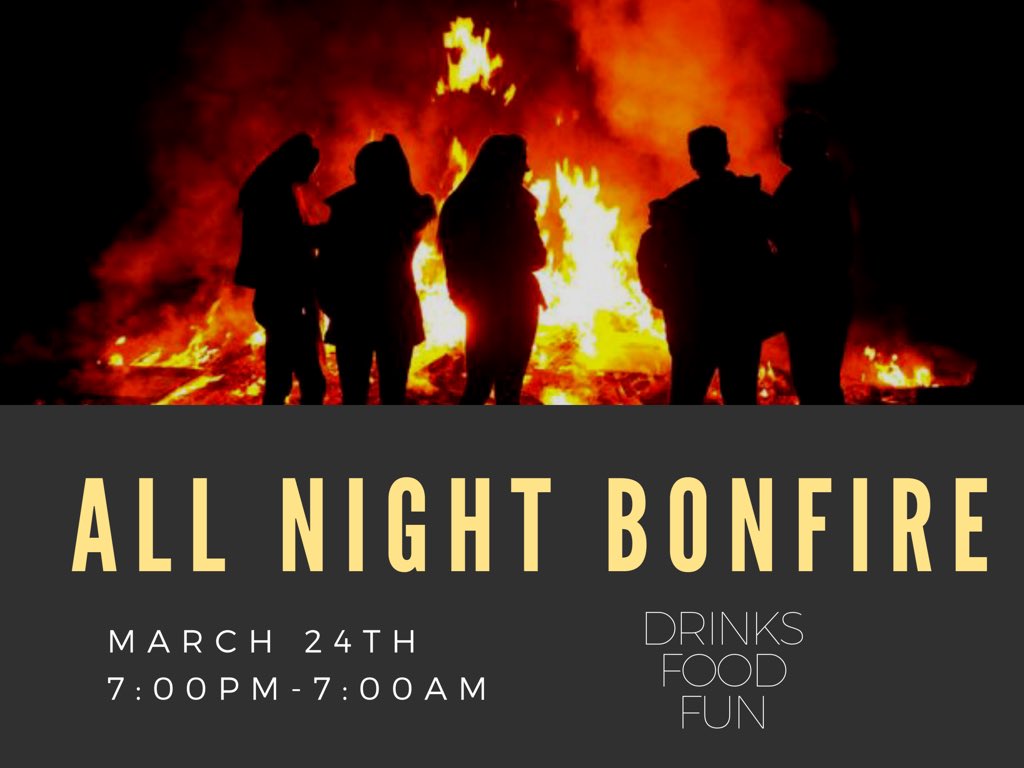 StudentsHP's tweet photo. HS students join us March 24th 7am-7pm for an all night bonfire. We will have drinks, food, and lots of fun!! https://t.co/dlBsSL4q4H