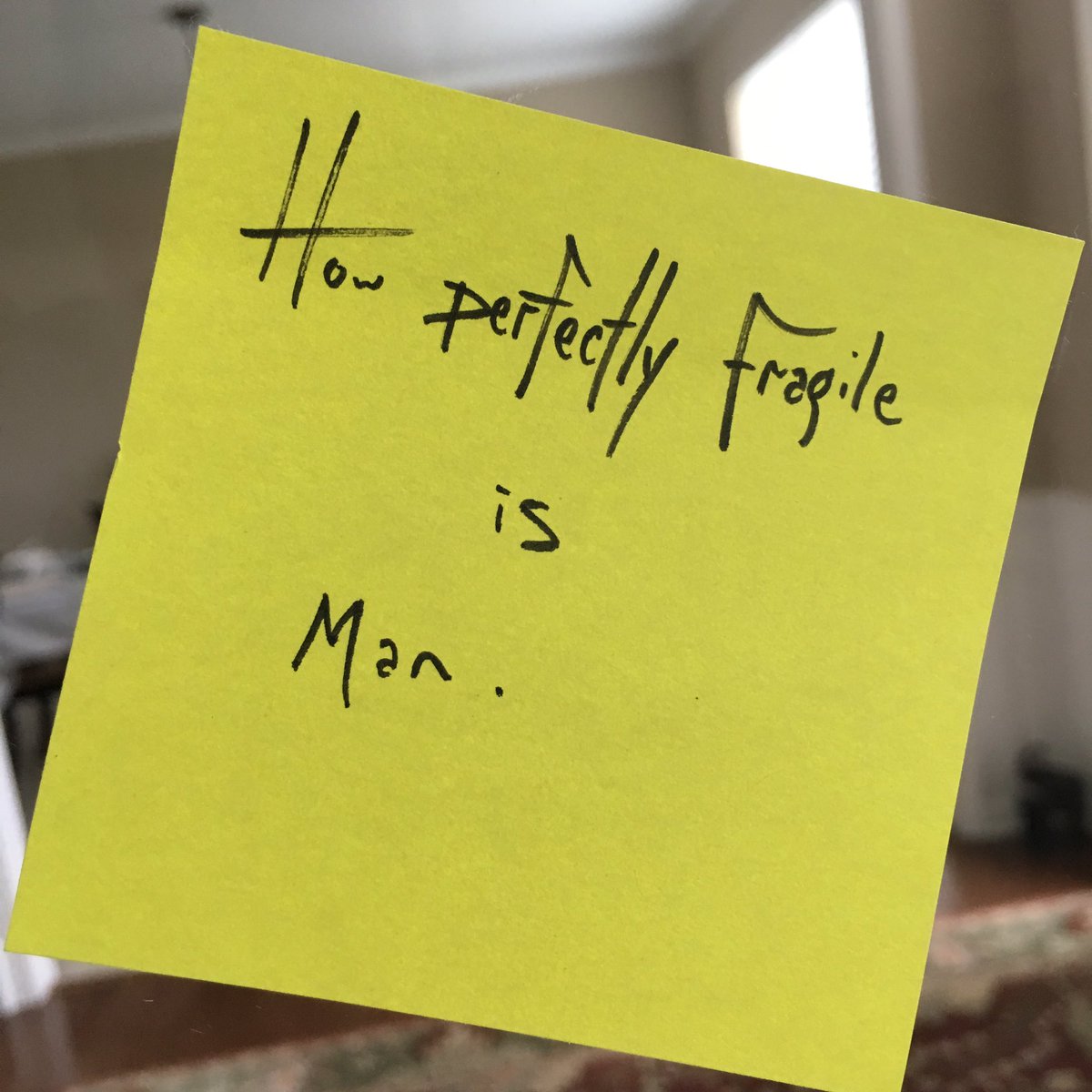 greg_gmac's tweet photo. Thinking through a friends situation I realize - more than ever - the importance of faith. #postitwisdom https://t.co/M17mm4bfK3