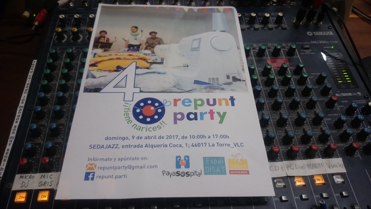 Radioflautas's tweet photo. Noelia nos habla sobre la Repunt Party. 
¡No te la pierdas el 9 de Abril! 
@Sedajazz @espaiDISAT @payasospital https://t.co/yGBHIu006i