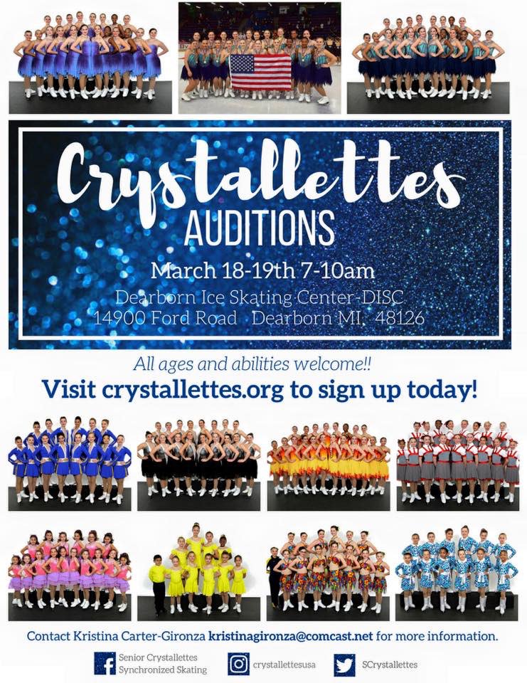 Don’t miss out on joining one of Michigan’s most decorated &amp; successful synchronized skating programs &amp; come skate with us this weekend!⛸❤