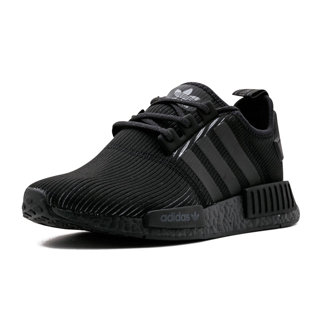 adidasalerts's tweet image. The Triple Black NMD_R1 returns with a new mesh upper, releasing this Thursday, March 16. Stay tuned for release updates.