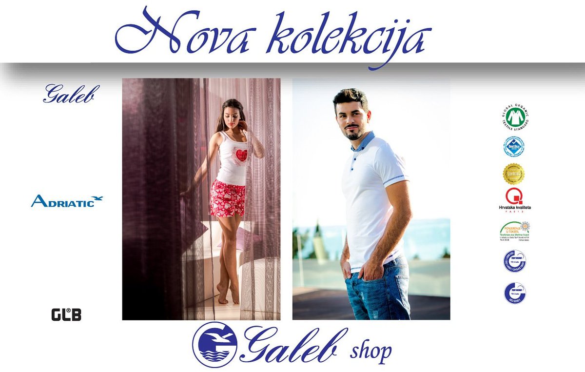 NOVA PROLJETNA KOLEKCIJA u svim Galeb shopovima!

galeb.hr/trgovine

Uđite u proljeće u kvalitetnim, modernim, hrvatskim proizvodima!