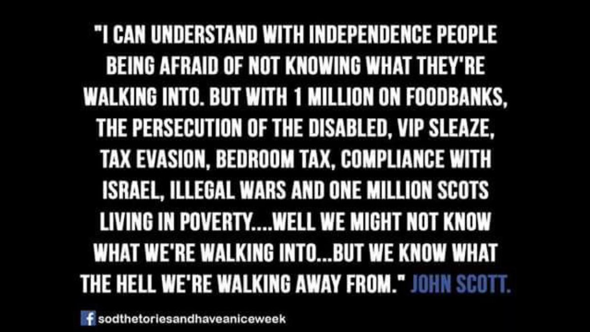 brendonmcilroy's tweet photo. Something to think about folks. #indyref2 #SNP #voteYES https://t.co/8JZaNvaDrI