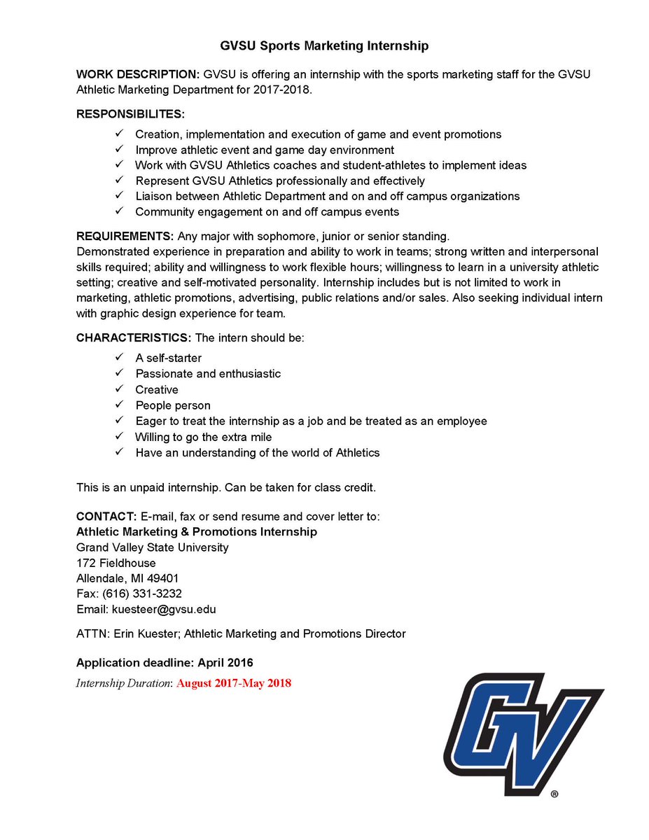 marketing internship cover letter sample