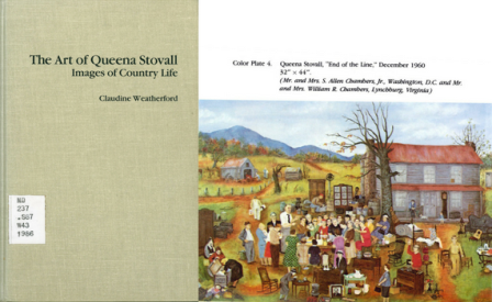 LibraryofVA's tweet photo. #WomensHistoryMonth #books History and works of 2010 #VWiH honoree Queena Stovall in our collection #Art #LynchburgVA #AmherstCountyVA https://t.co/bTcdzlyNZl