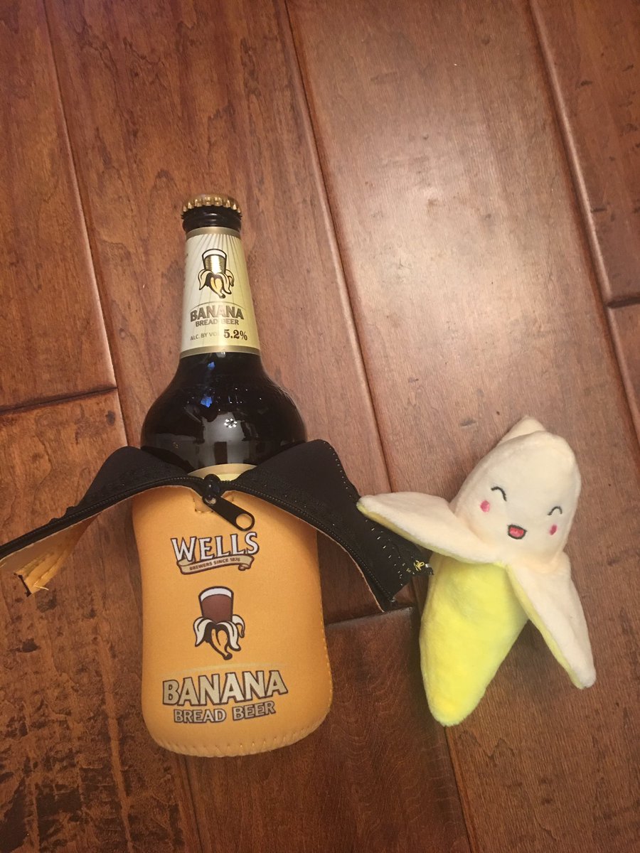 Banana Bread Beer- Best shared with friends! #realbananas #beerlover #wellsbananabreadbeer