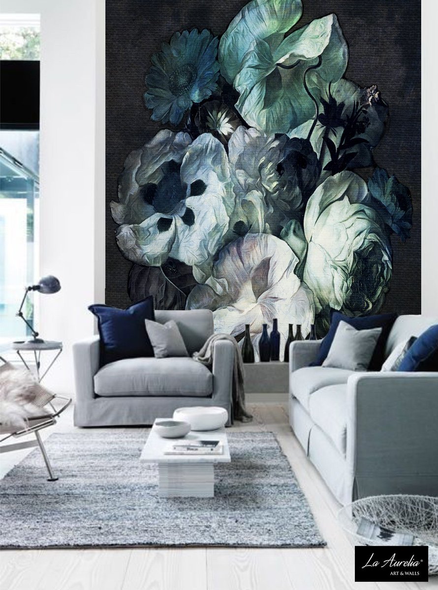 Flowers on the wall! Lovely Wallpaper called Fleur from our new collection 'Secret Garden'. Available in 2 colors: ow.ly/8PgQ30804qO