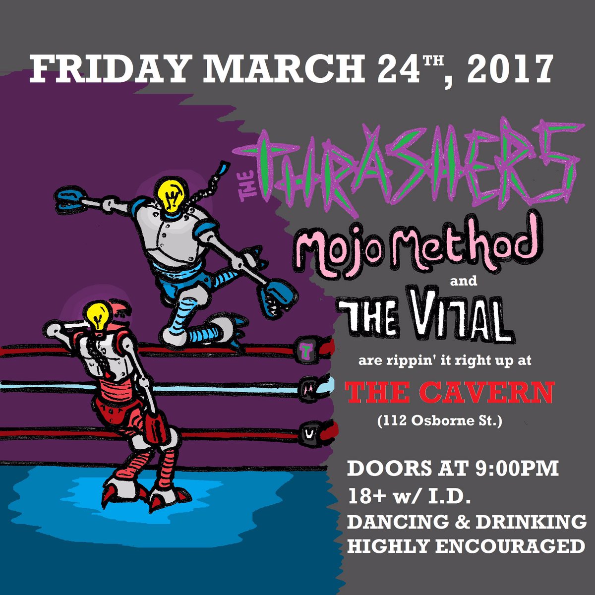 Things are gonna get nuts at The Cavern on March 24th. See for yourself!