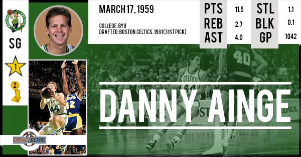 Happy Birthday Danny Ainge !   