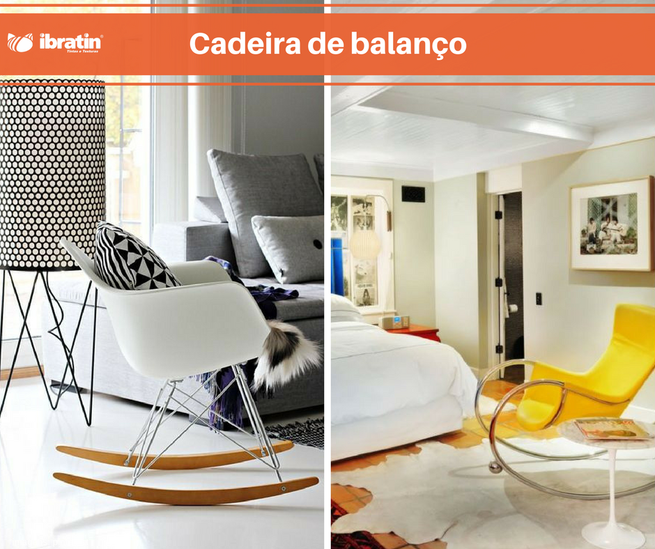 ibratin's tweet photo. Quem disse que cadeira de balanço não é uma peça moderna na decoração? Inspire-se!
#Ibratin #decoração #casa #tinta #textura #cor https://t.co/Zy4grZvjrB