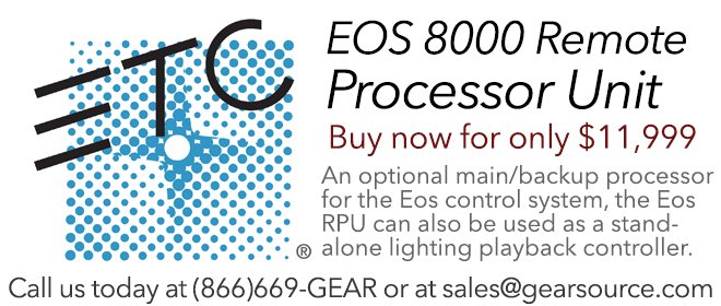 gearsource's tweet image. The Eos RPU can also be used as a stand-alone lighting playback controller. (866) 669-GEAR. (ow.ly/Fd1Z309RQJS). #lightingcontroller