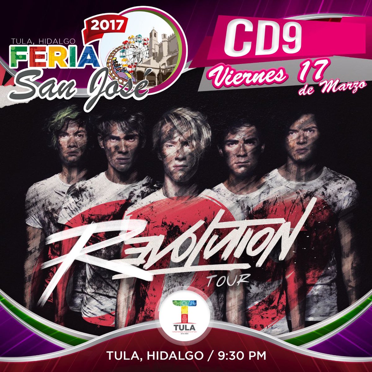 CD9's tweet image. ¡Nos vemos en 3 días! #REVOLUTIONTOUR