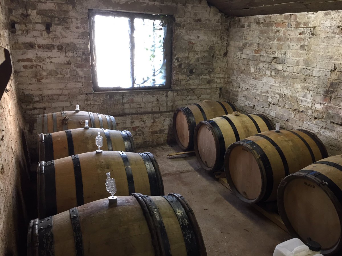 We visited <a href="/MillsBrewing/">Mills Brewing</a> tonight to taste some blends for their first batch of beer! Tasting amazing, def one to watch in 2017