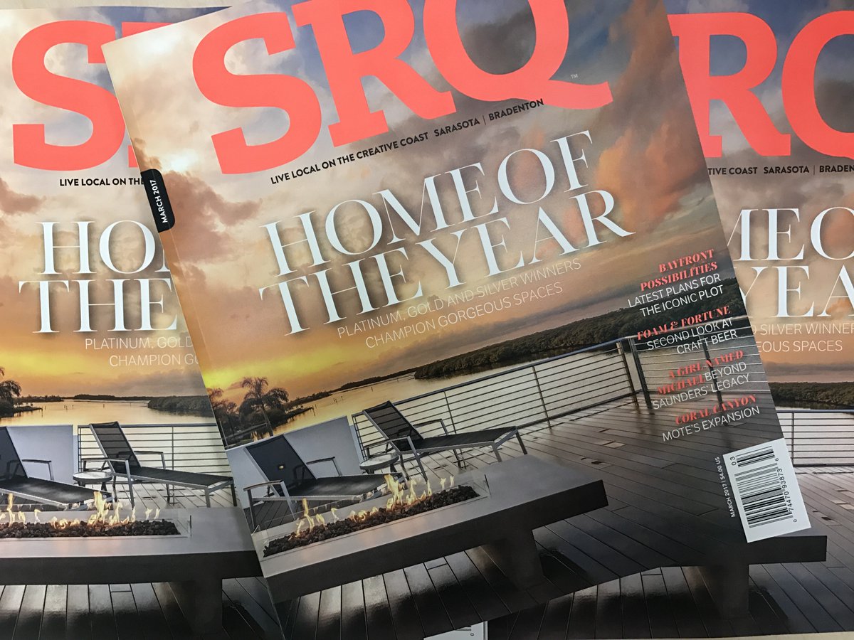 Solstice_Design's tweet photo. Such an honor for our project to be featured on the cover of @SRQChirps! Learn more about the #SRQHomeoftheYear: https://t.co/OoyyRb2XE0 https://t.co/pPzaEu8mK0