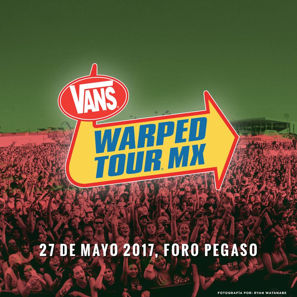 indierocks's tweet photo. ¡Bomba! Se confirma la primera edición del @VansWarpedTour en México. $850 los boletos. ¿A quién se imaginan? #VansWarpedTourMX 😎 https://t.co/CqzKnIxOve