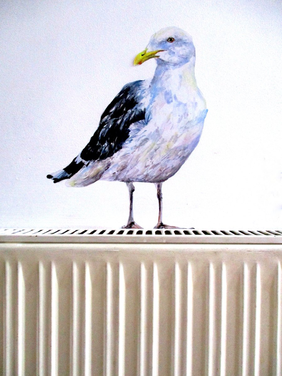 SBallpoint's tweet photo. Adding a touch of seaside with our newest wall decal :) #womeninbiz #creativebizhour https://t.co/eZPAxQnJ9G