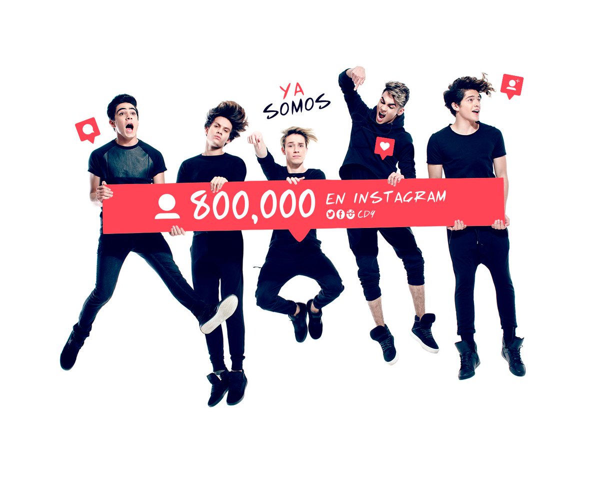 CD9's tweet image. ¡YA SOMOS 800K EN INSTAGRAM! SI AÚN NO NOS SIGUES, BÚSCANOS COMO "CD9"