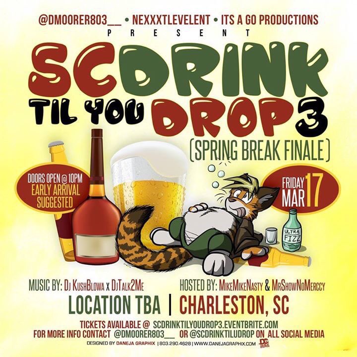 ImDwill's tweet photo. don't miss out on the finale πππ #ScDrinkTilYouDrop3 #ScDTYDPT3 #ScDTYDPT3 #SpringBreakFinale https://t.co/7jMHoRGvVJ