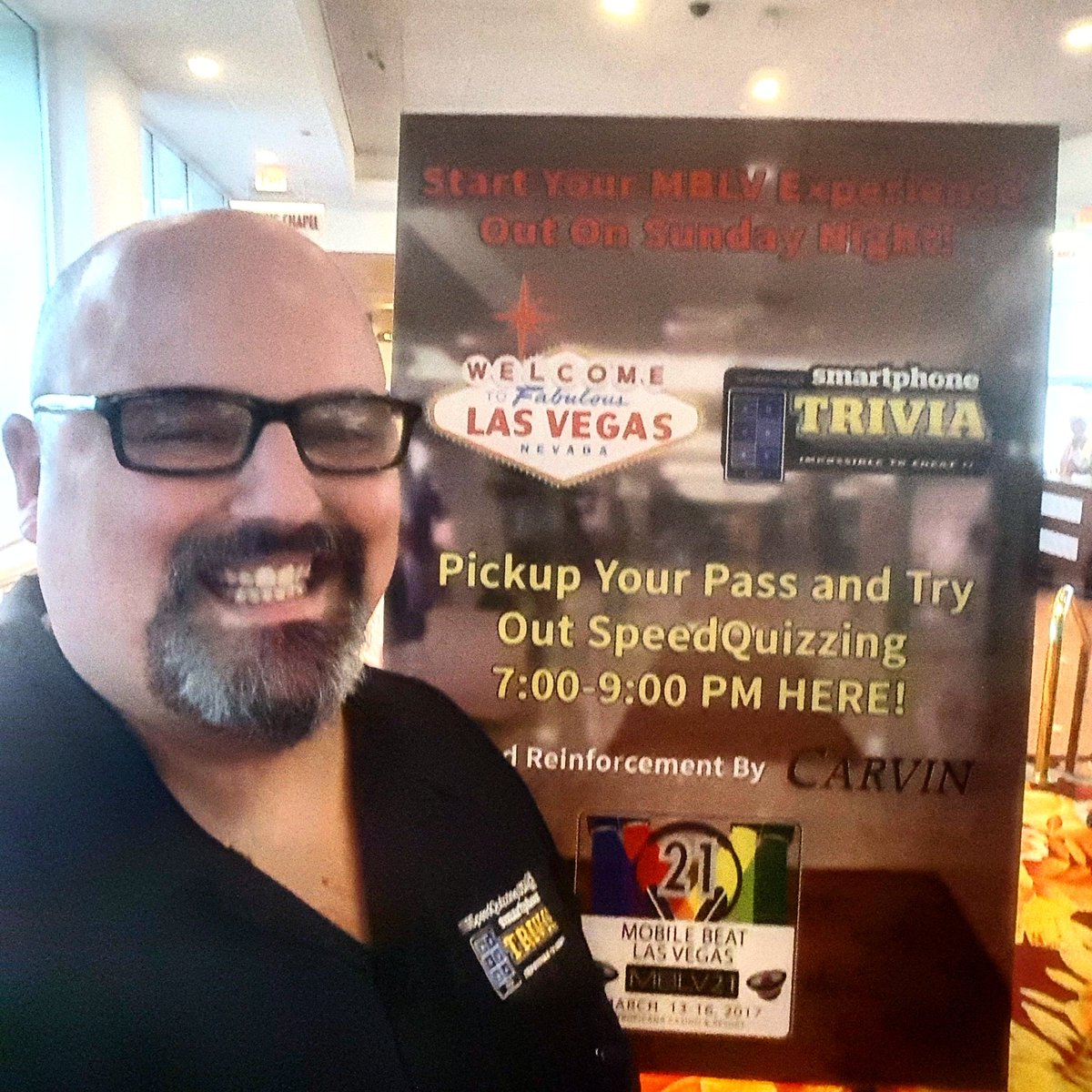 SpeedQuizzingUS's tweet image. Amazing experience so far. Rocky with rooms, but the welcome party we hosted at #mblv21 was 🤘! Looking forward to the seminar at 8am!