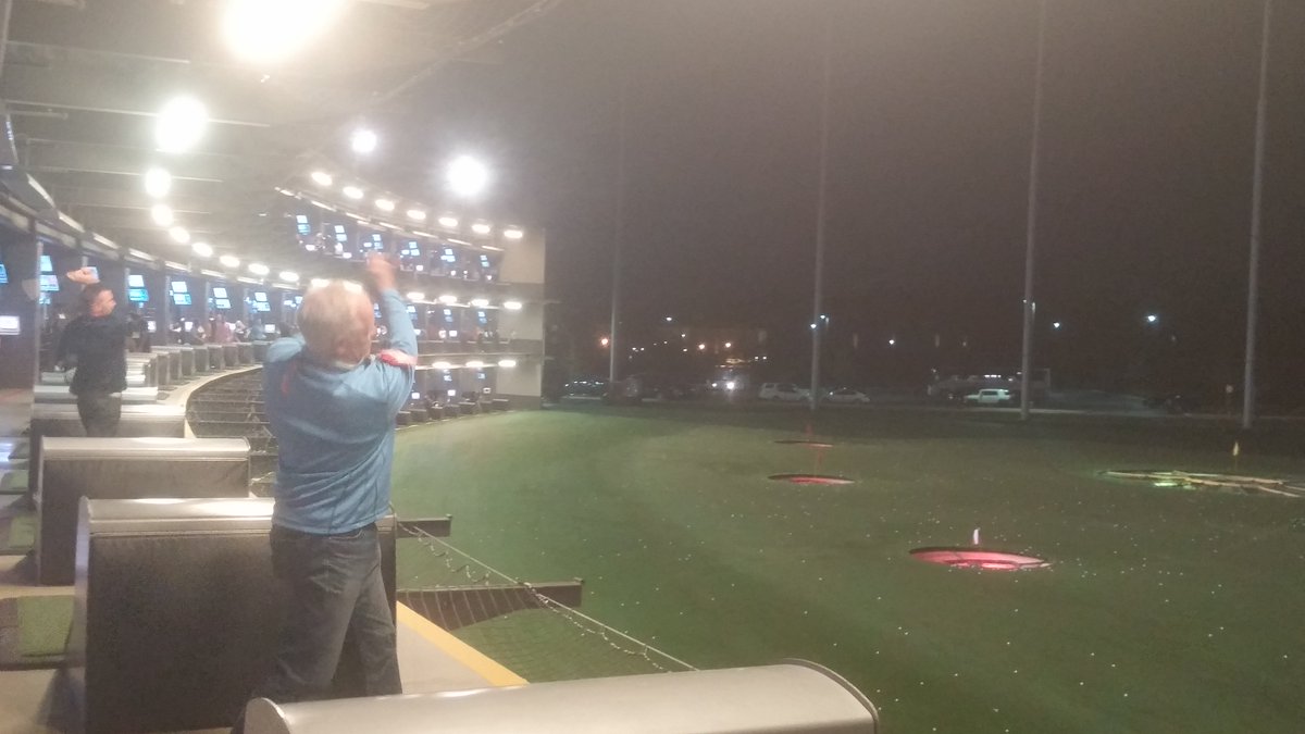 We're swinging our best drives and making new connections in bays all over Top Golf for #restaurantpoint17