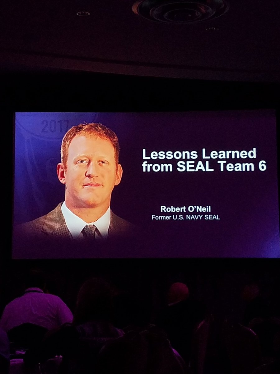 timthomas130's tweet photo. I thought being asked to part of a panel at ALR was an honor, but it was actually more of an honor to hear from the man who shot Bin Laden! https://t.co/kSMo9Pjggo