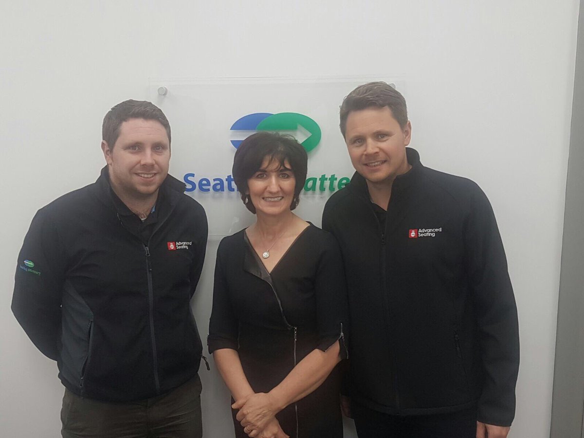 AdvancedSeat_IE's tweet photo. Delighted to meet with Martina Tierney this week at @SeatingMatters Headquarters #seatingmatters #advancedseating https://t.co/MjaSuYRKJJ