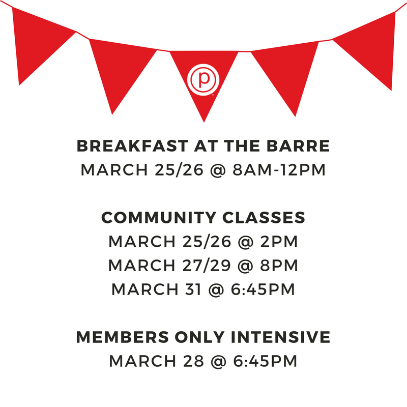 PureBarreYVR's tweet photo. Join us for small appetizers, adult beverages, discounts on retail and packages, prizes, and more fun stuff! #OneYearAnniversary https://t.co/Bddf9vbPVU