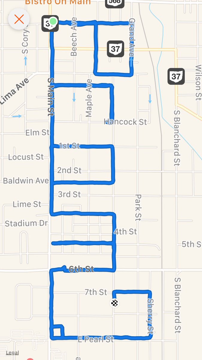 ABC's tweet photo. 17-year-old Ohio teen runs 5.5 miles along route that spelled out "Prom?" to ask his girlfriend to prom. https://t.co/Cq7GfwBJ7j https://t.co/NYkuIgvqzV