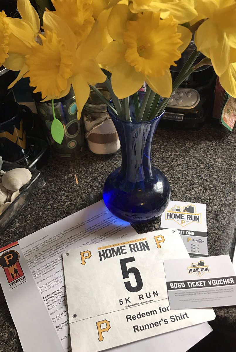 VSReed24's tweet photo. Thanks @Pirates and #PiratesCharities for sending my #5KHomeRun bib! Can't wait to see you all soon! #LetsGoBucs #isitspringyet #bucn https://t.co/Zx4TXlOshz