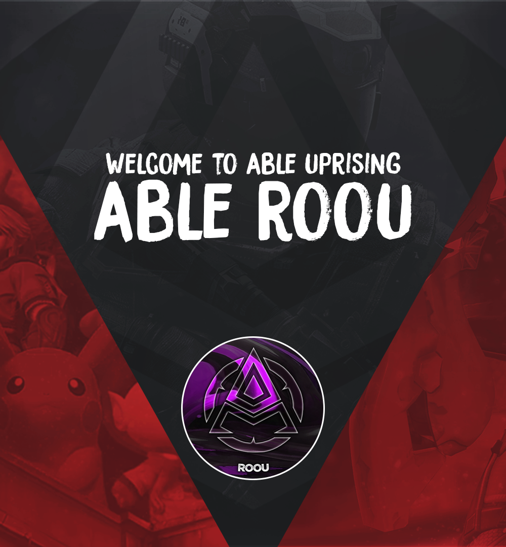 AbleUprising's tweet photo. Welcome the newest sniper to AbleUprising, @ItsRoou! https://t.co/hohgeFezfY
