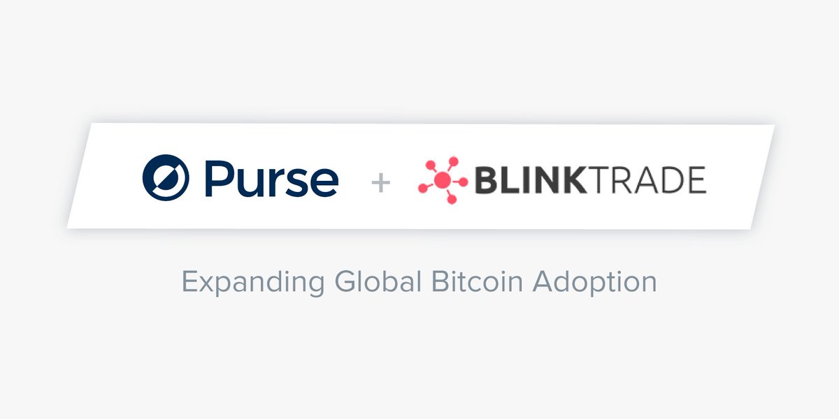 bitcoinagile's tweet photo. Purse Partners with BlinkTrade Exchange Network - Purse Blog #bitcoin #BlinkTrade #Chilebit https://t.co/eIrvty97vk https://t.co/MASfe7ywv9