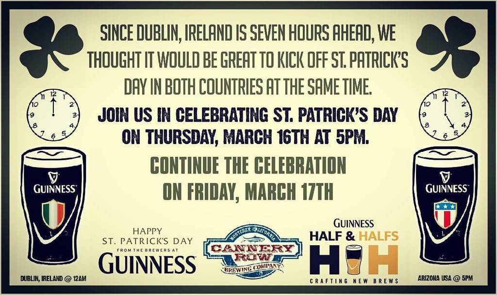 Come in on Thursday and help us kick off the celebration! 
#crbc831 #73brews 
#stpatricksd… ift.tt/2nxyV7m