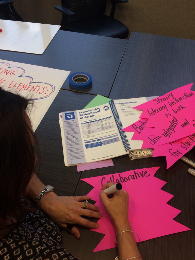 Purposeful planning for facilitative training - at its finest. #SBNationalFaculty