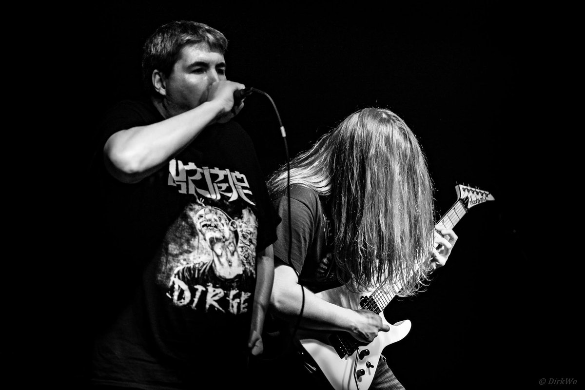 Some live action!! Pic by Dirk Wo #oldschooldeathmetal #deathmetal #band #guitar #zombieriot
