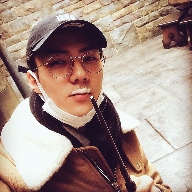 HIGH_RPG's tweet photo. Sehun (EXO) est pris — { @lacrimhgh } https://t.co/s3pE54Y5mH