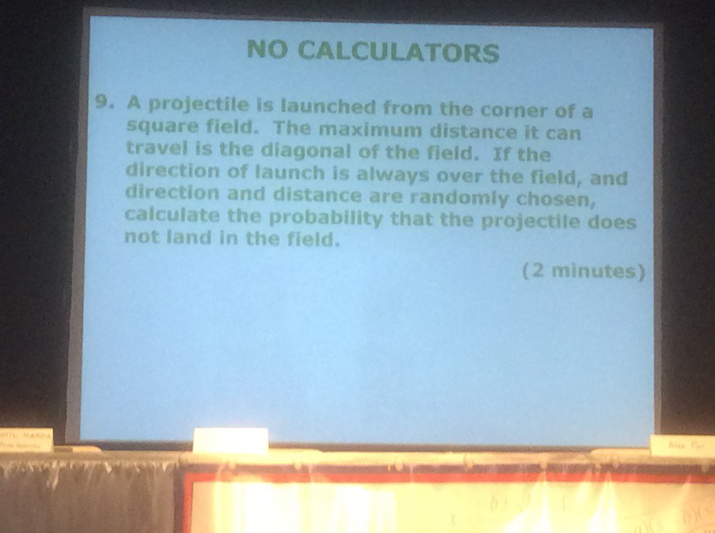 0IsLessThan1's tweet image. Sample Math Bowl question. A friend posits a possible paradox here, a la Russell's Paradox.