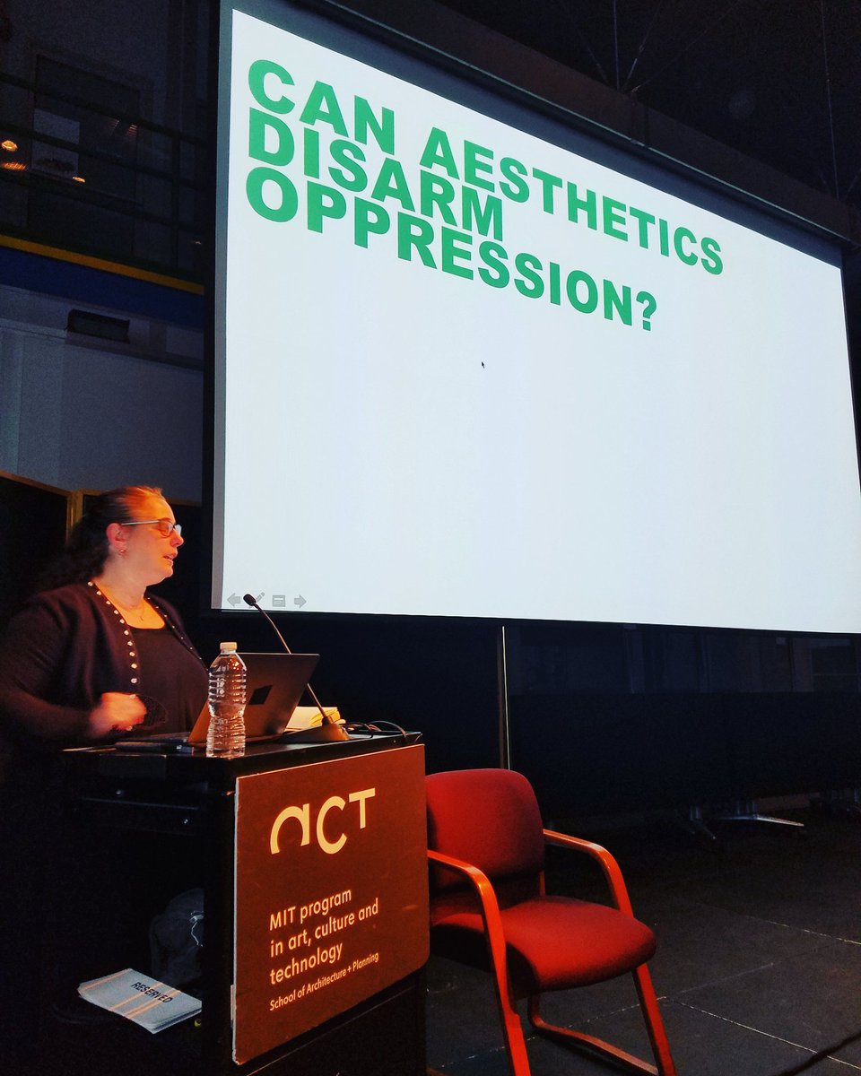 schock's tweet photo. Can aesthetics disarm oppression? #acttalks https://t.co/N6IvbBRr7H