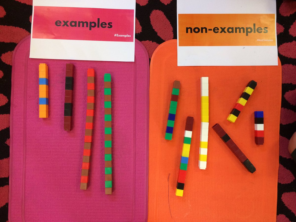 EduEmpathy's tweet photo. We can make & describe our own patterns. We know when they're not too!
#YoungMathematicians #examplesnonexamples https://t.co/wdvGwiEz4J