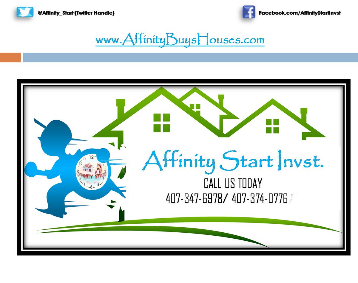 affinity_start's tweet image. Come, connect with us! ❤️
AffinityBuysHouses.com 
#mortgage #CreditScore #Foreclosure #Investment #properties #WeBuyHouses #orlando