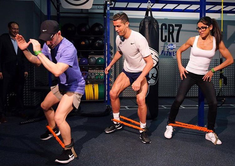 Image result for cr7 crunch fitness launch interview