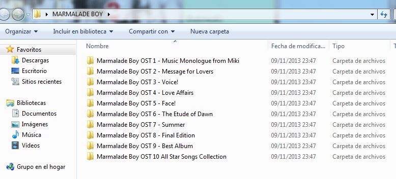 StelaVelvet's tweet photo. Vale, tengo 10 discos enteritos de la banda sonora de La Familia Crece... soy ya fan o qué? :3 #MarmaladeBoy https://t.co/tANfCBlxrE