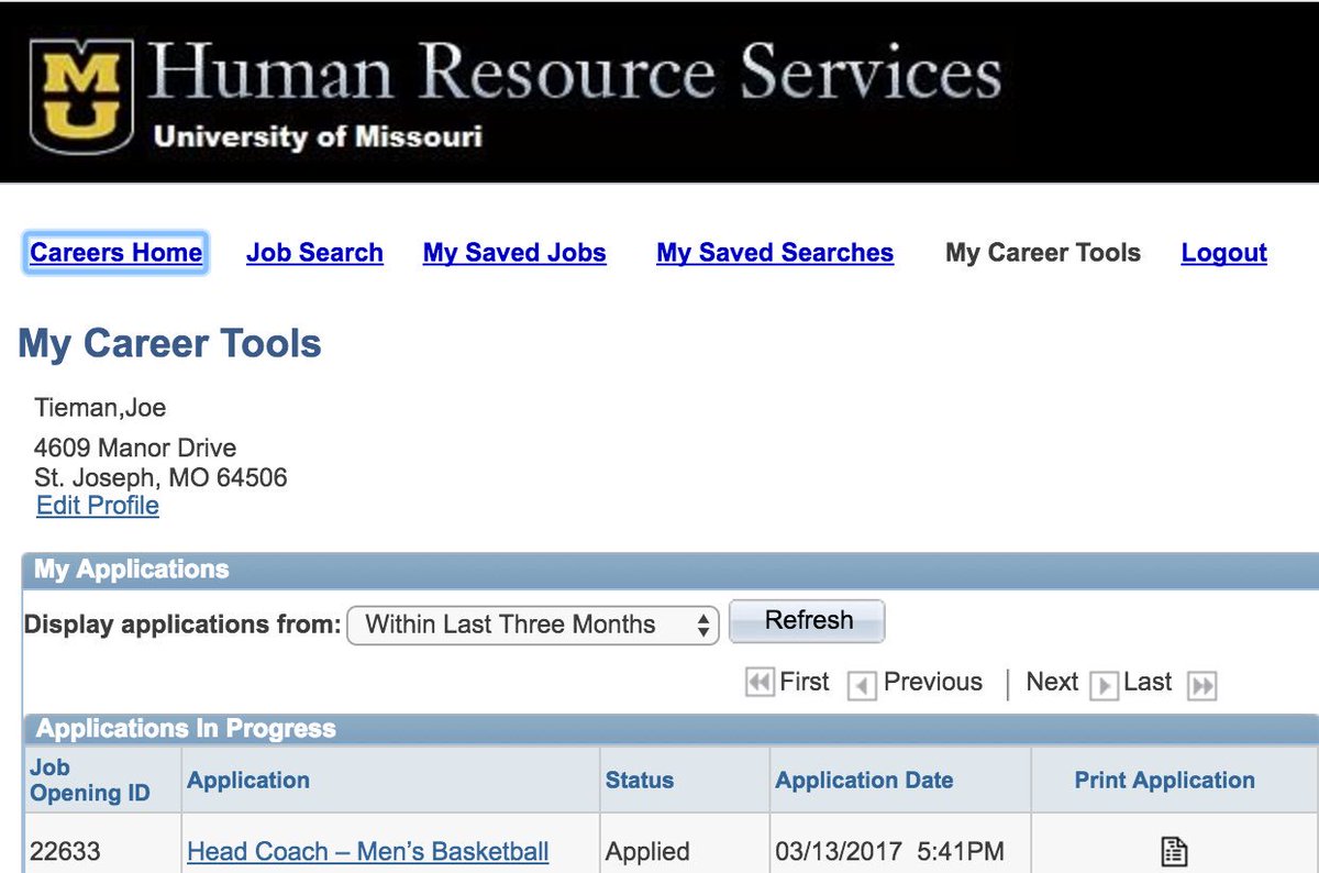 Joe_Tieman's tweet photo. You are looking at the next head basketball coach at the University of Missouri https://t.co/MhTa22GE2Z