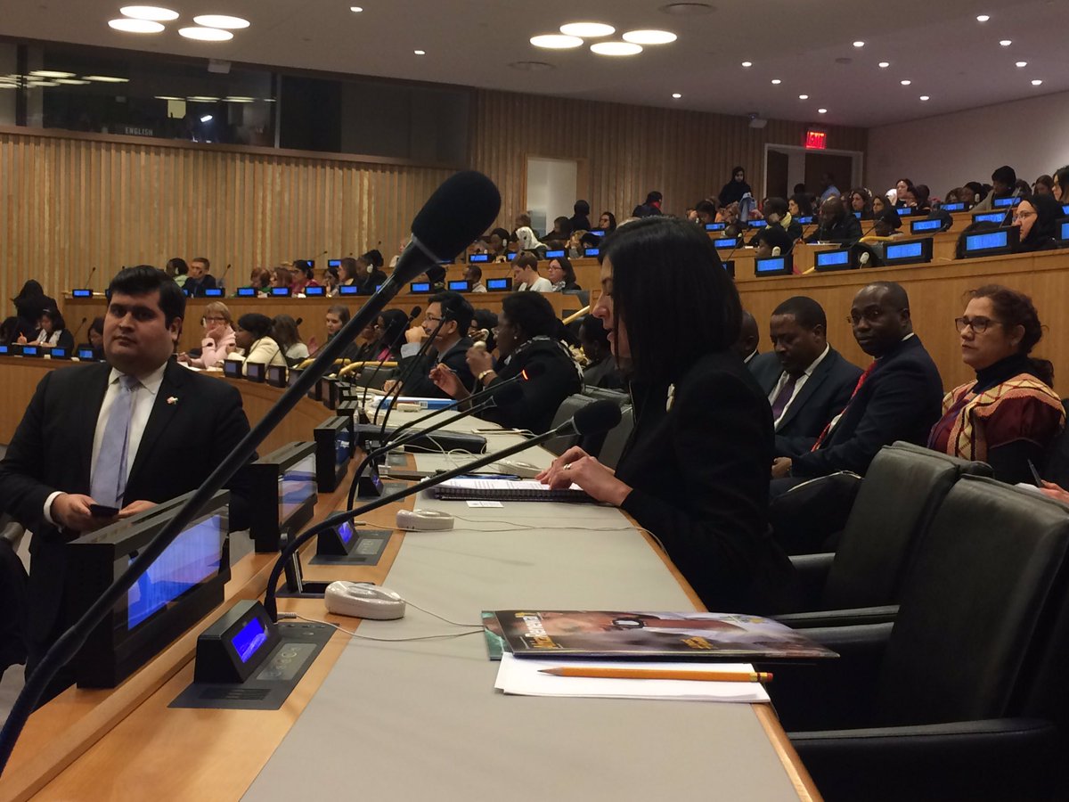 la_nash_noriega's tweet photo. #61CSW sobre la corresponsabilidad entre el sector privado y el público para lograr el trabajo digno de las mujeres. @inmujeres @MexOnu https://t.co/ru4kt1CFMf