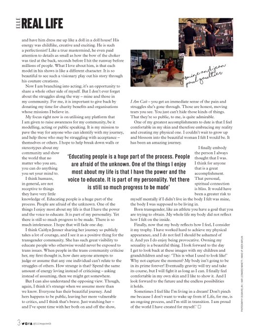 Yasmine Petty Exclusive Interview for Elle Magazine https://t.co/dds5U9T1Mm