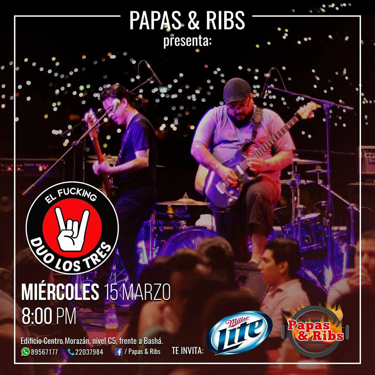 ElDuoLosTresHN's tweet photo. Agenda semanal de El Fucking Dúo Los Tres…

Miércoles: papas &amp; ribs 
Jueves: Chilis 
Viernes: La Oficina 
Sábado: Chilis

#Awebos https://t.co/VadS44S1D1