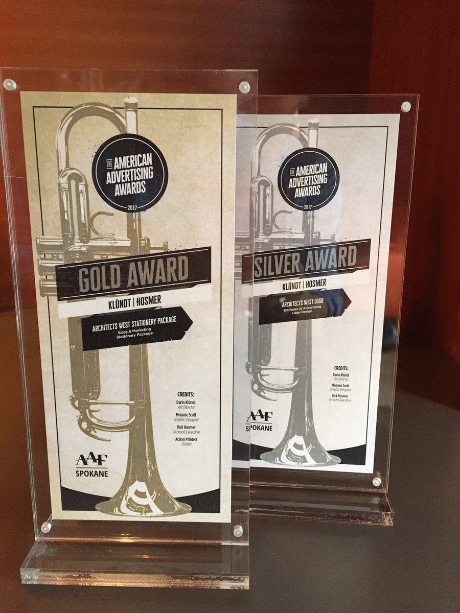 Congrats to @KlundtHosmer for their recent <a href="/AAF_Spokane/">AAF Spokane</a> #AddyAwards!  We love that two of the awards were for the work they did for us!