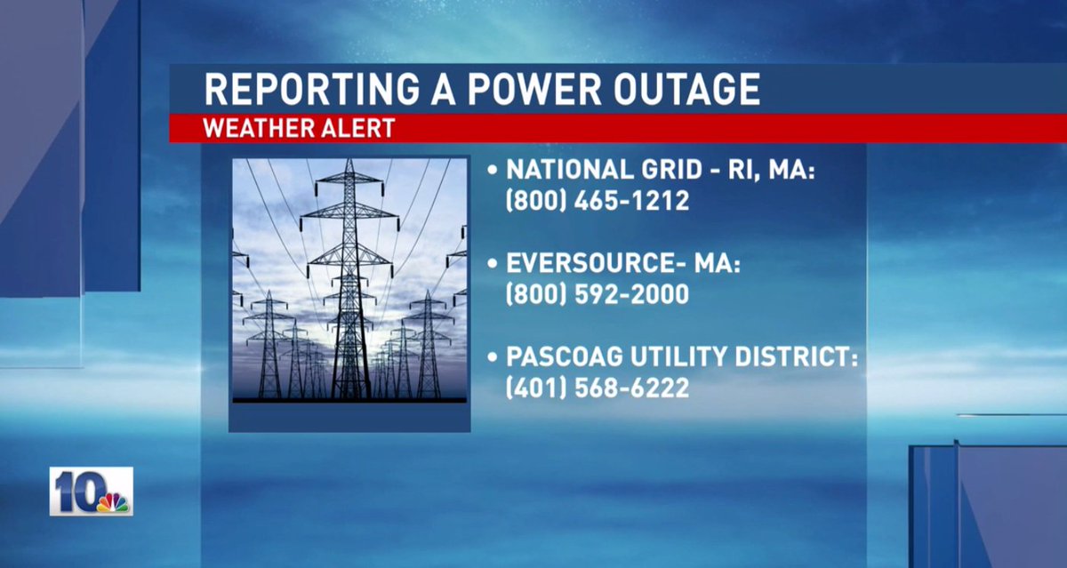 Nbc 10 Wjar On Twitter Here Are A Few Phone Numbers To Keep Handy In The Event Of A Power Outage In Ri Or Ma