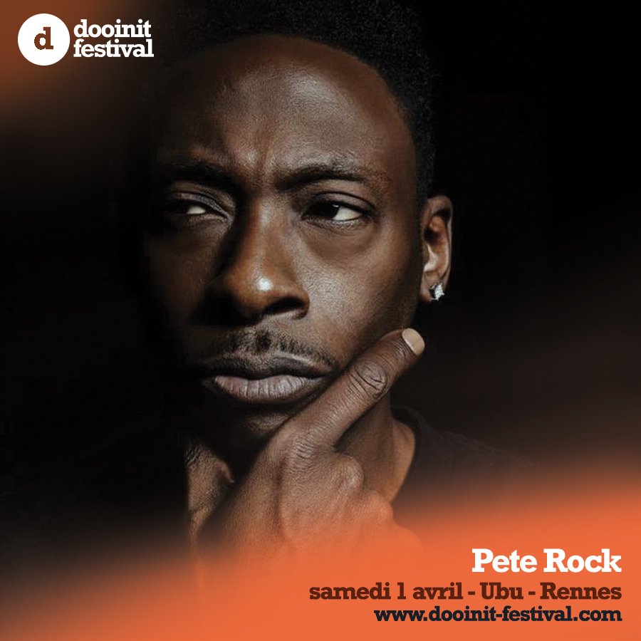 dooinitfestival's tweet photo. Soul Brother #1 @PeteRock https://t.co/cXhgRx2Tji
